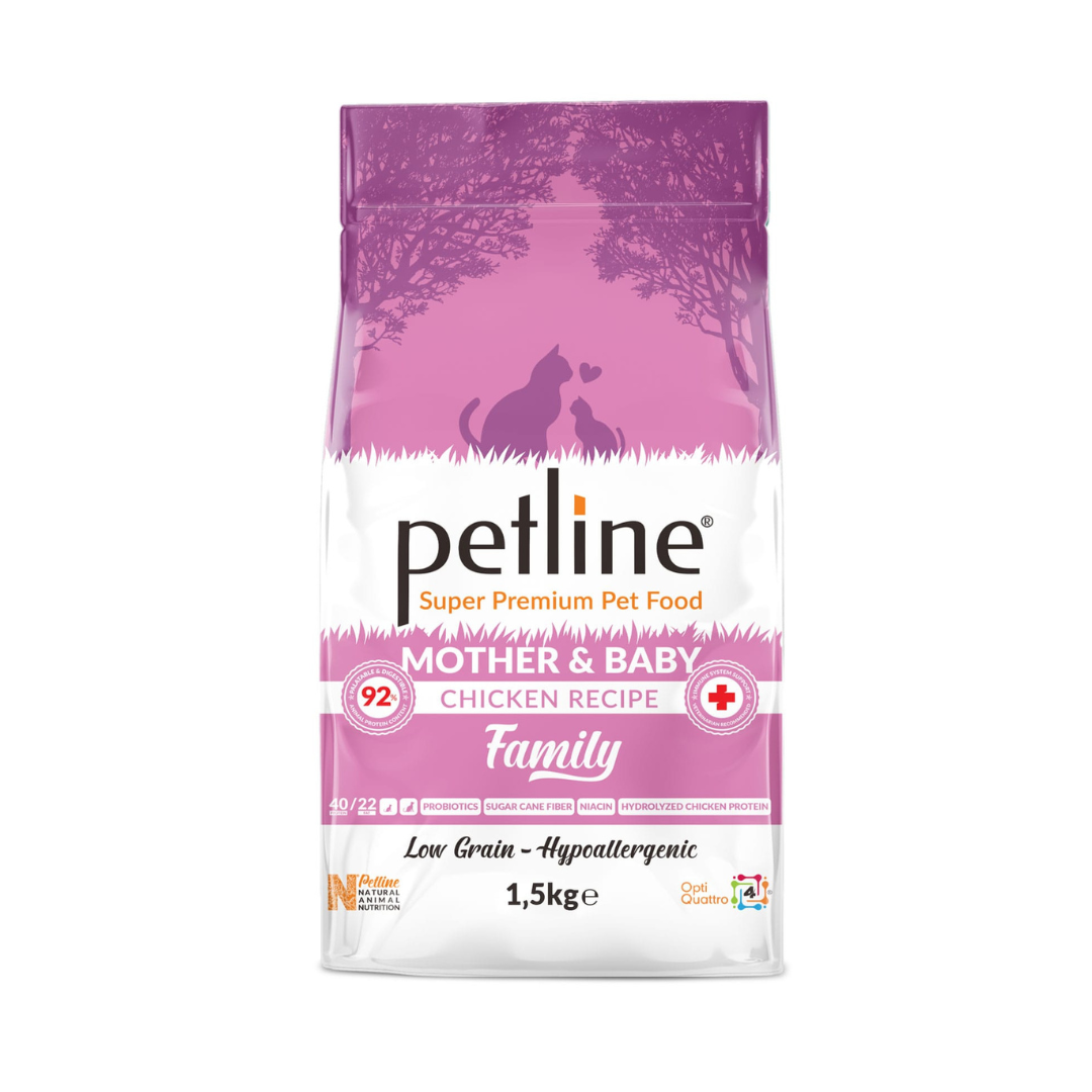 Petline Super Premium Mother & Baby Food Chicken Selection 1.5 Kg