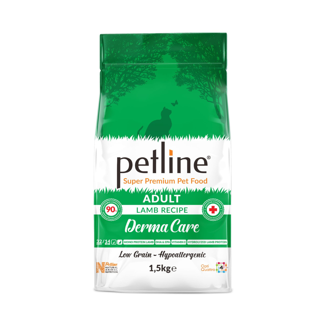 Petline Super Premium Adult Cat Food Hypoallergenic Lamb Selection 1.5 Kg