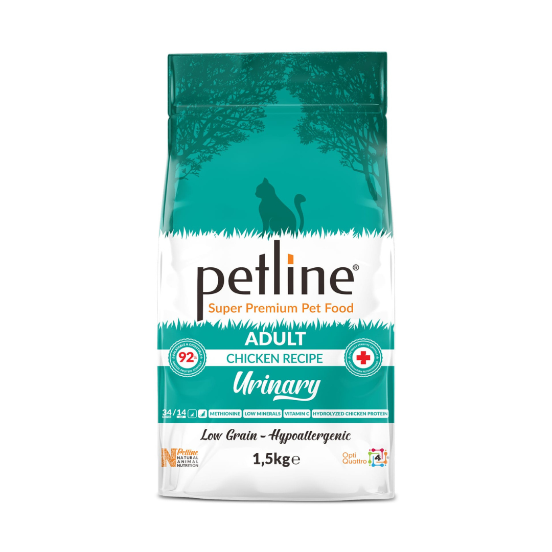 Petline Super Premium Adult Urinary Cat Food Chicken Selection 1.5 Kg