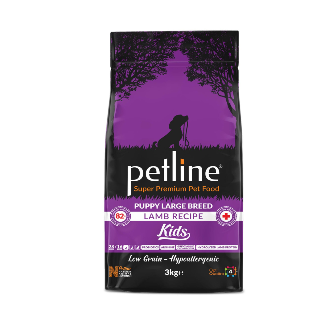 Petline Super Premium Puppy Dog Food With Lamb Selection 3 Kg