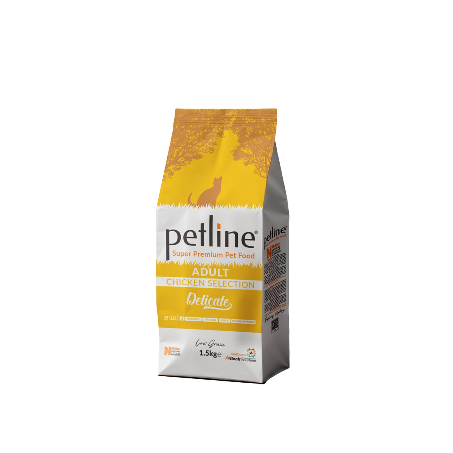 PETLINE SUPER PREMIUM ADULT CAT FOOD CHICKEN SELECTION