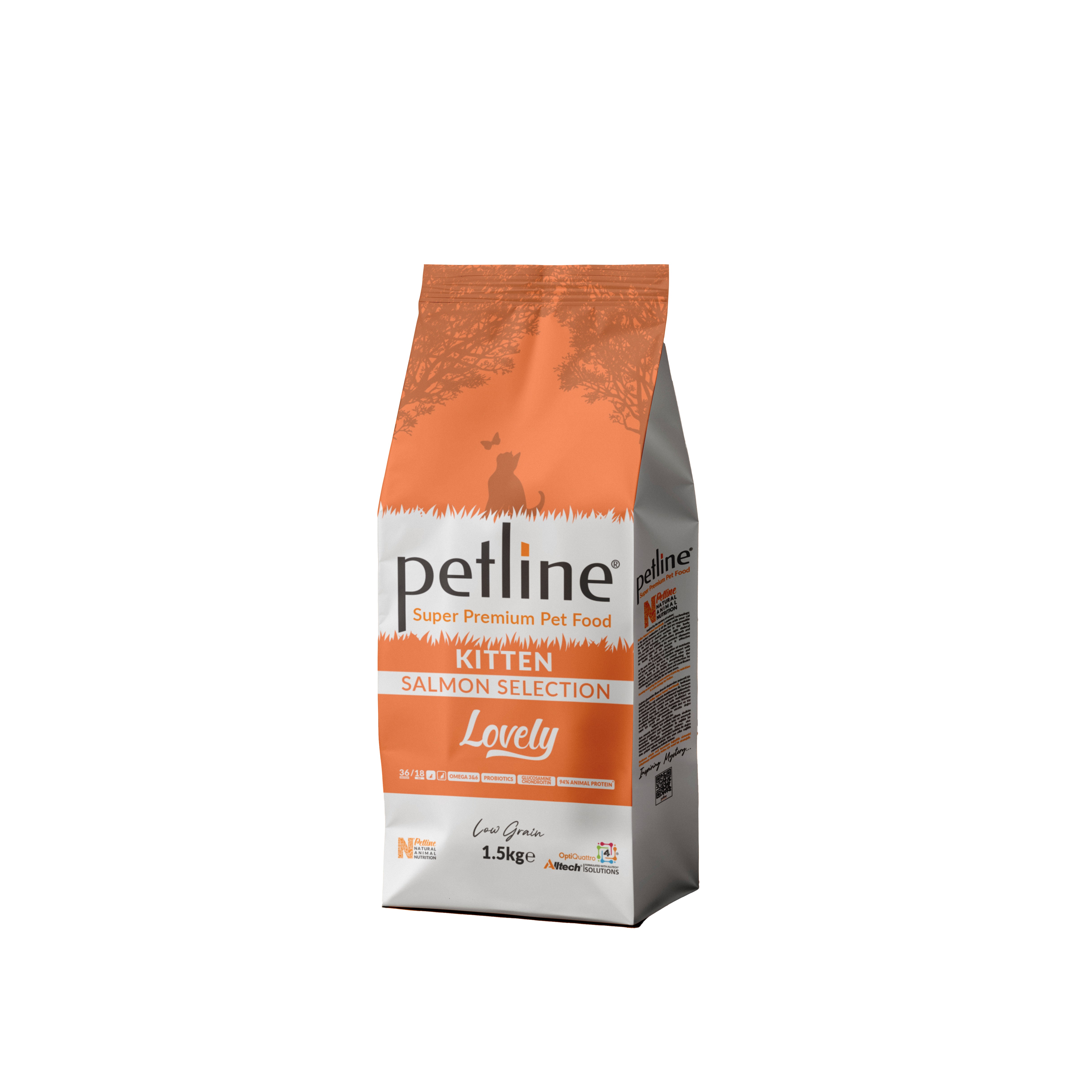 PETLINE SUPER PREMIUM KITTEN FOOD SALMON SELECTION