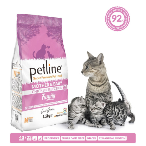 PETLINE SUPER PREMIUM MOTHER & BABY FOOD CHICKEN SELECTION